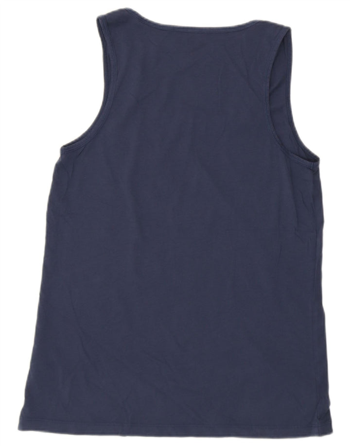 Женский жилет J. CREW Top UK 10, маленький, темно-синий, хлопок