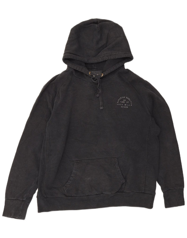 Мужской джемпер с капюшоном Jack Wills XL, черный хлопок