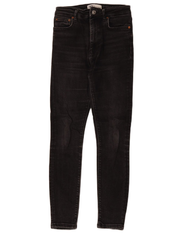 Женские джинсы скинни Zara EU 36 XS W26 L26, черные