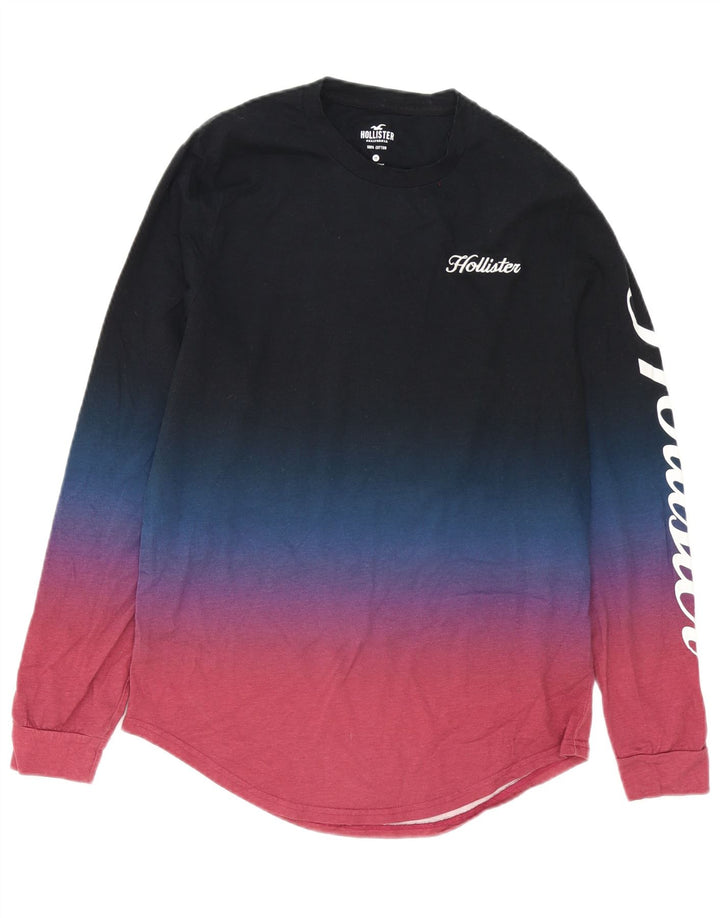 Мужской топ с длинным рукавом Hollister, разноцветный, с цветными блоками