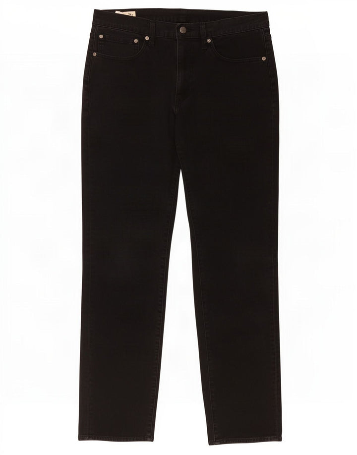 Мужские джинсы Levi's 511 Slim W34 L34, черный хлопок