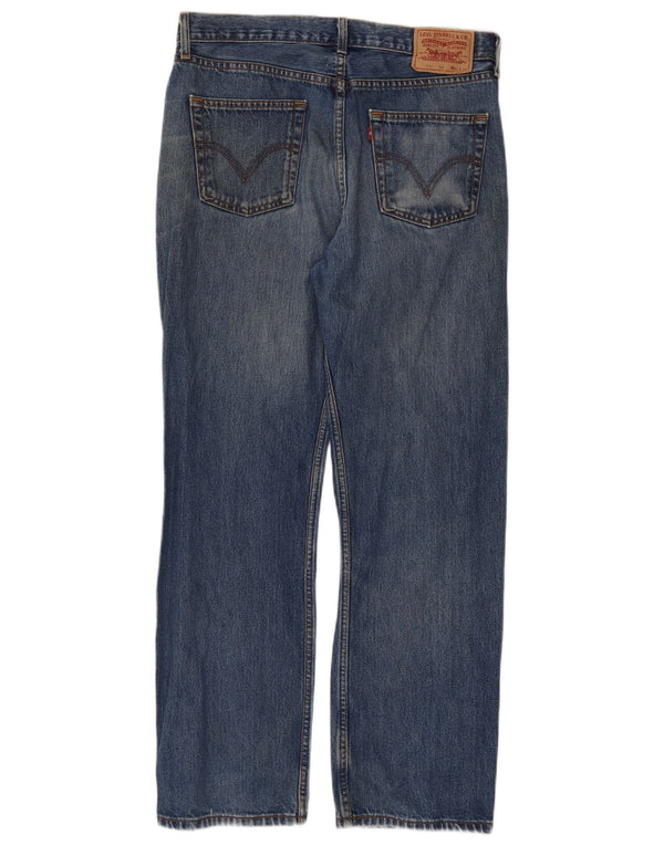 Мужские прямые джинсы LEVI'S 751 W34 L30 синие