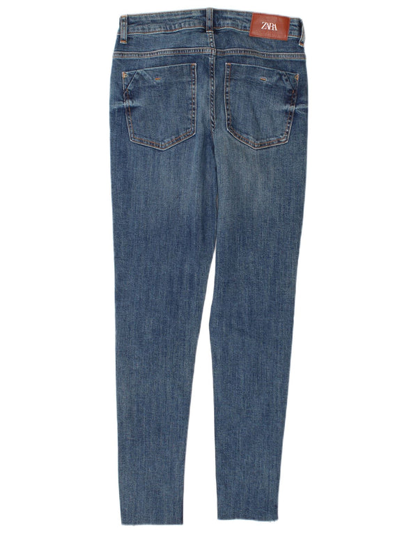 Женские джинсы скинни Zara EU 38 XS W26 L28 синие