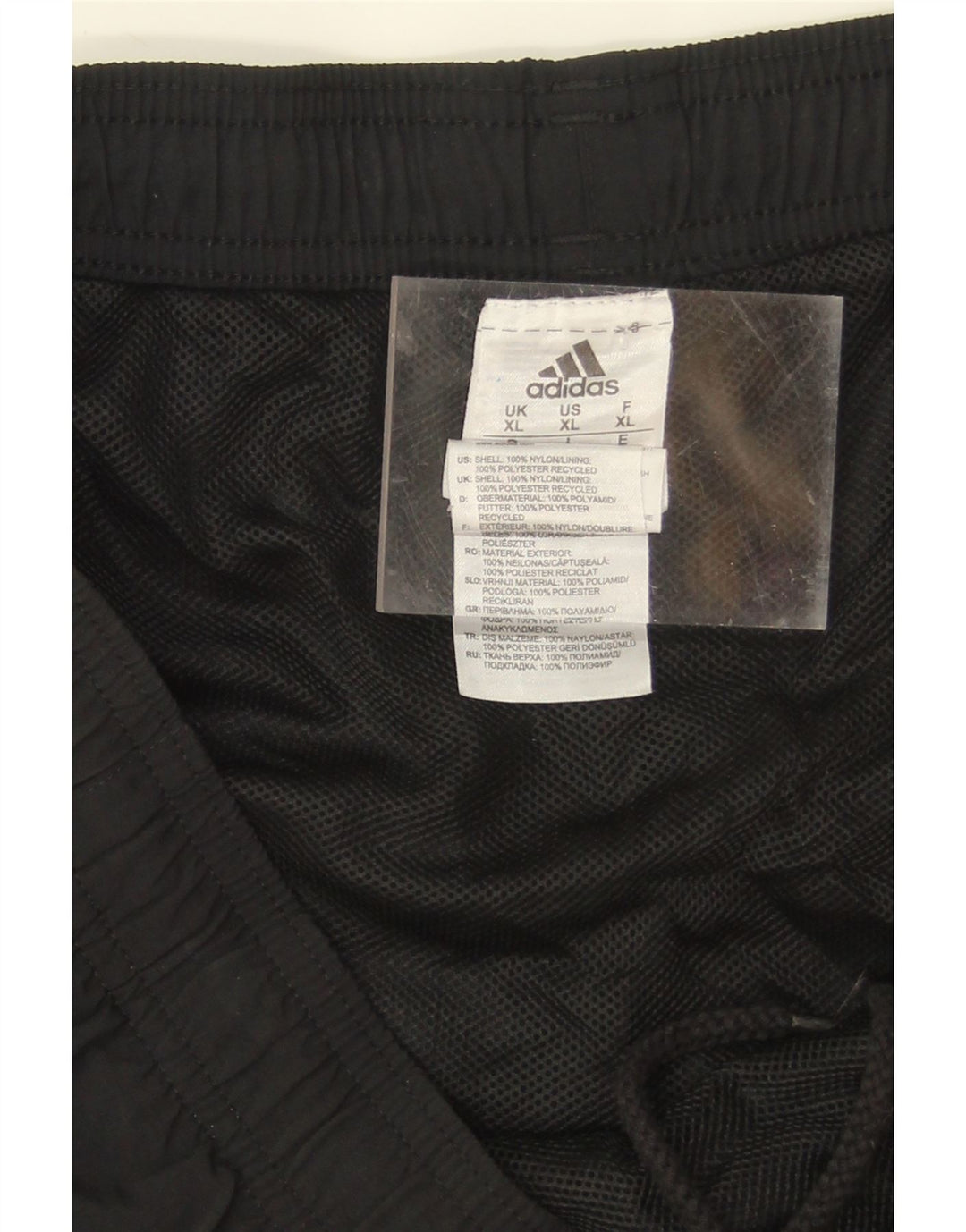 ADIDAS Mens Sport Shorts XL  Black Nylon Vintage Adidas and Second-Hand Adidas from Messina Hembry 