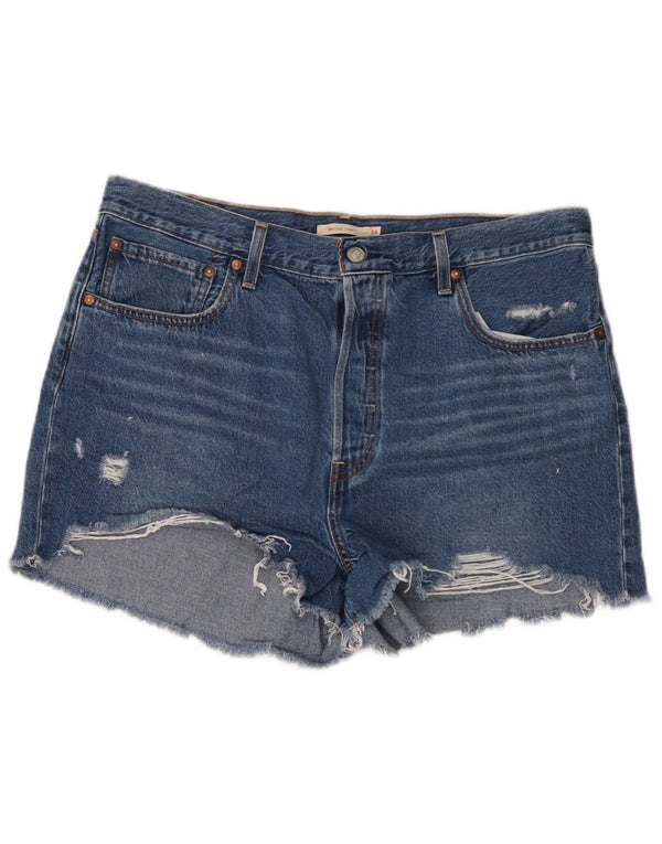 Женские джинсовые шорты Levi's Ribcage W34, большие синие