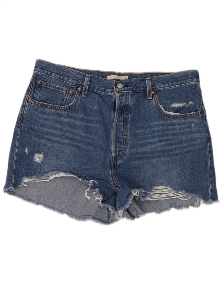 Женские джинсовые шорты Levi's Ribcage W34, большие синие