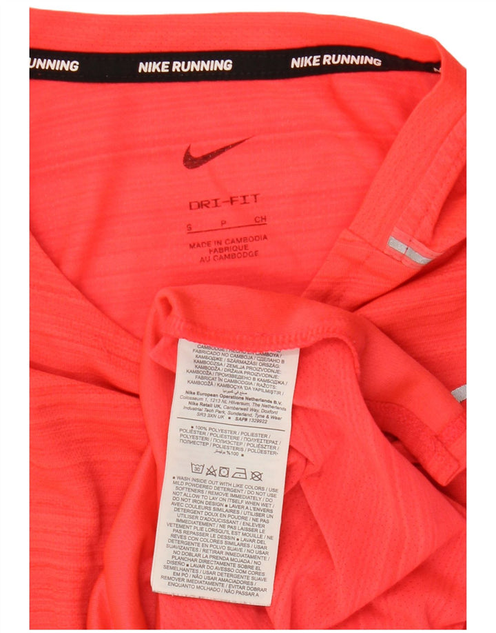 Мужская футболка Nike Dri Fit, полиэстер, маленькая красная полоска