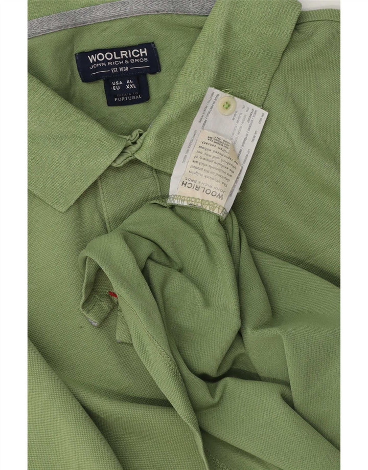Мужская рубашка-поло Woolrich XL, зеленый хлопок
