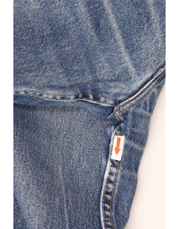 Мужские прямые джинсы Levi's 505 стандартного кроя W40 L34 синие, хлопок