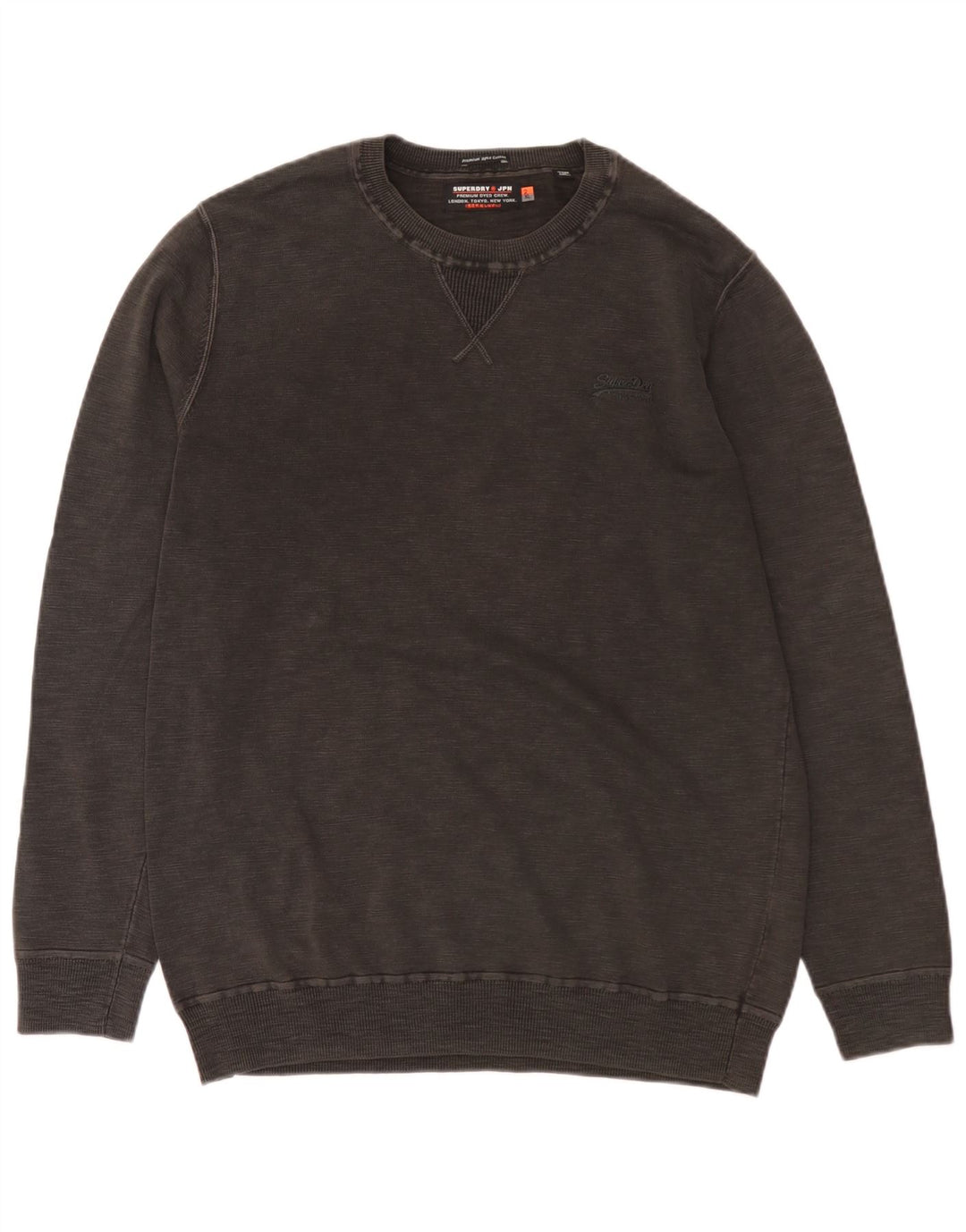 Мужской свитер Superdry 2XL, серый хлопок