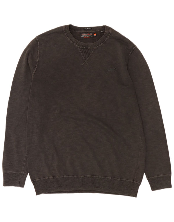 Мужской свитер Superdry 2XL, серый хлопок