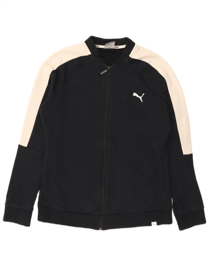 Женский спортивный костюм Puma UK 14, средний черный, хлопок с цветными блоками