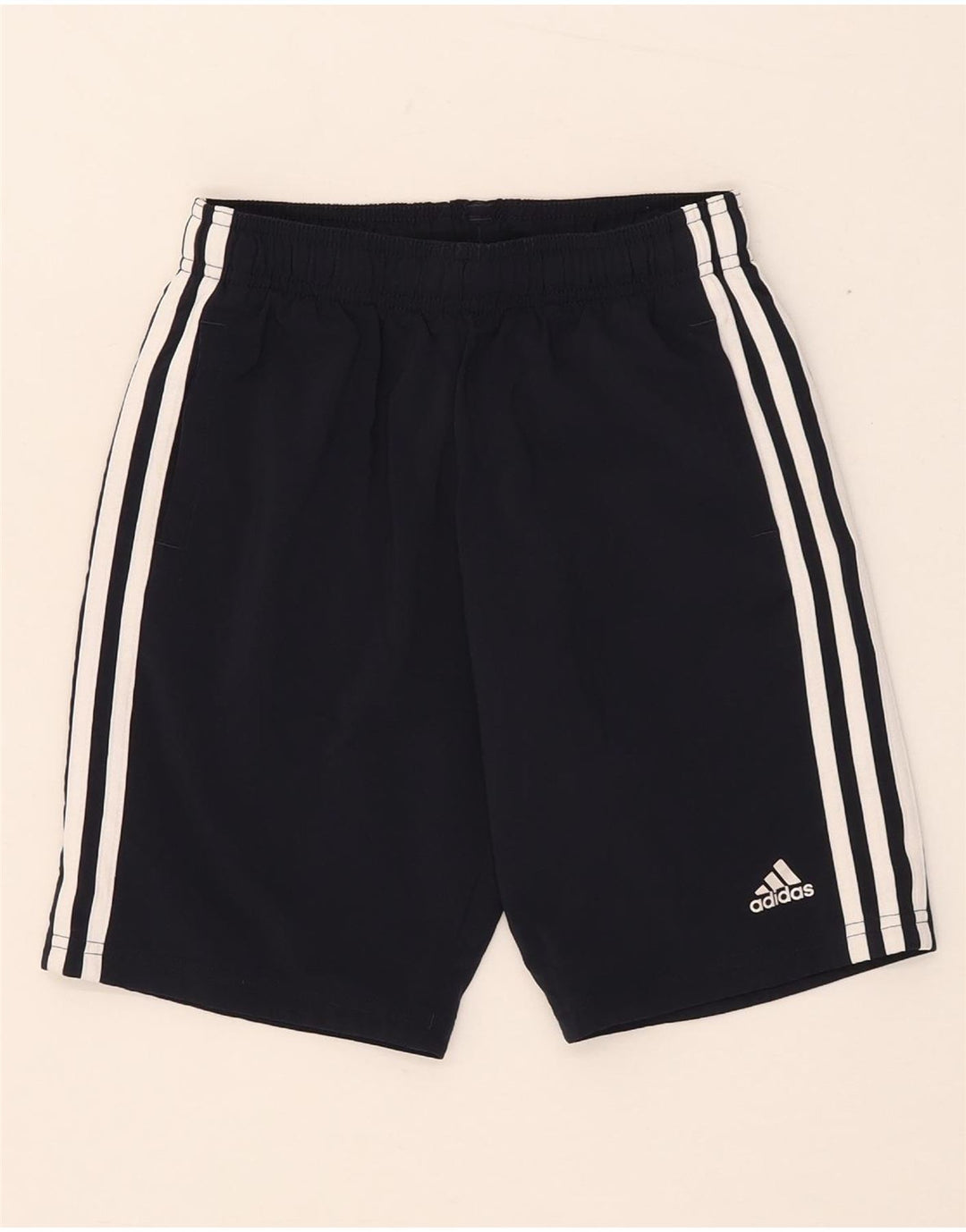 Спортивные шорты Adidas для мальчиков 9-10 лет, темно-синий, полиэстер