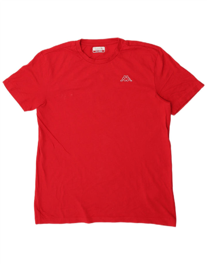 Kappa Мужская футболка Top 2XL Красный Хлопок