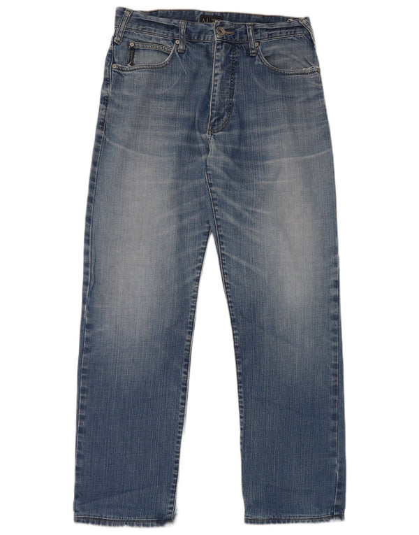 Мужские прямые джинсы Armani W32 L31 синие, хлопок