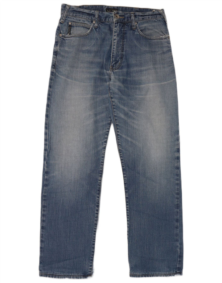 Мужские прямые джинсы Armani W32 L31 синие, хлопок