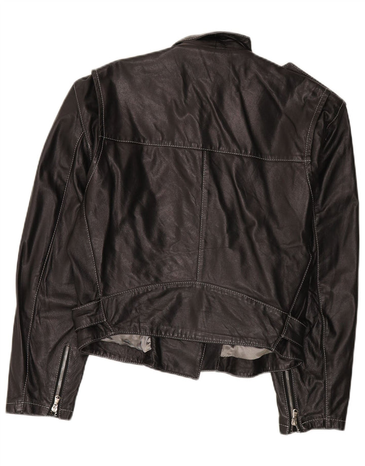 Женская кожаная косуха Conbipel IT 44 Medium Black Leather