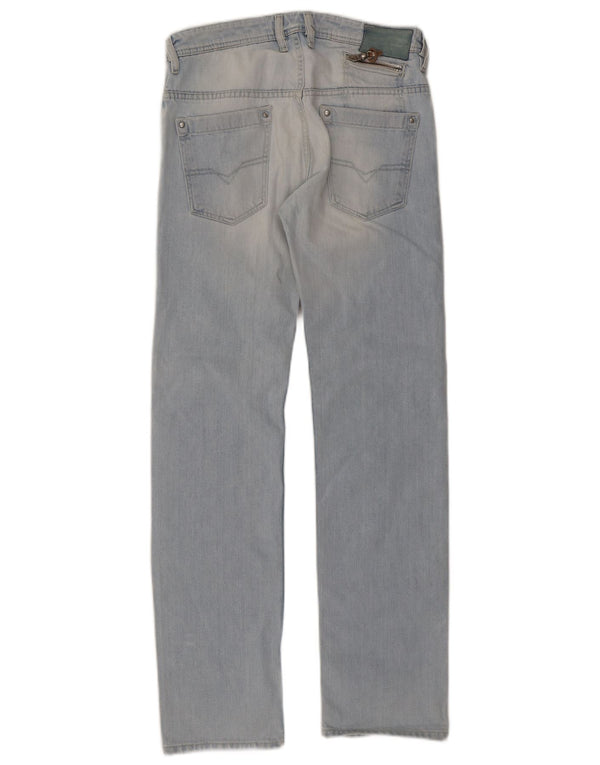 Мужские прямые джинсы Diesel Onijo W30 L32, синий хлопок