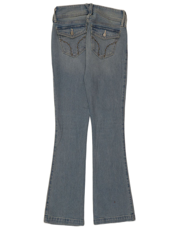 Женские джинсы Bootcut с низкой талией Hollister W23 L31, синий хлопок