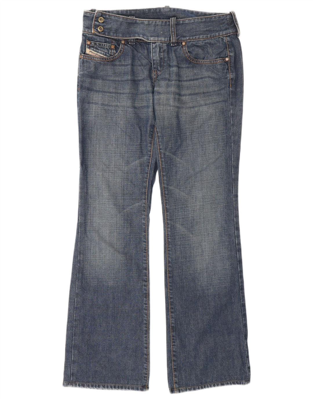 Женские джинсы Diesel Bootcut W27 L30 синие, хлопок