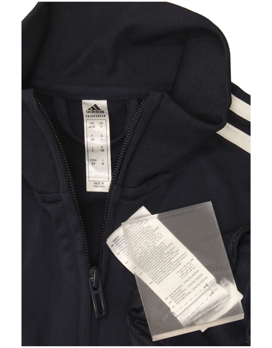 Мужская спортивная куртка Adidas UK 36/38, маленький темно-синий полиэстер