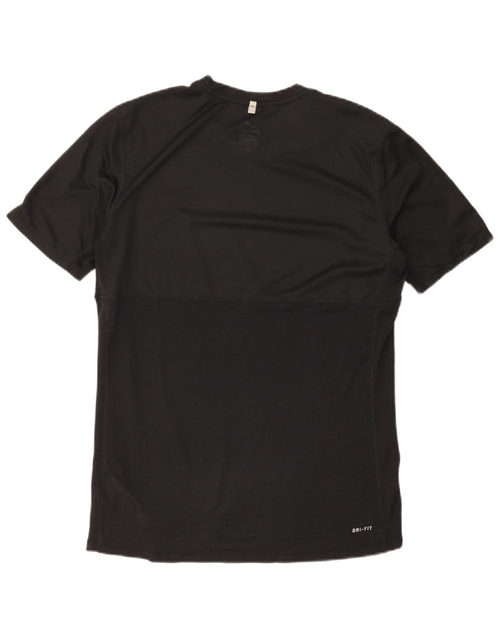 Мужская футболка Nike Dri Fit Top Medium Black, полиэстер, спортивная