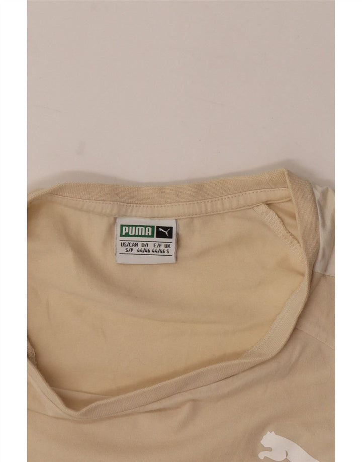 Мужская футболка Puma, маленький бежевый цветной блок
