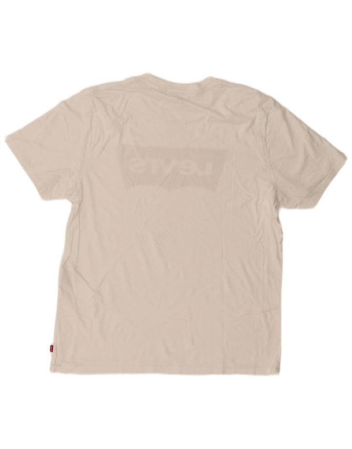 Мужская футболка с рисунком Levi's Top XL, белая