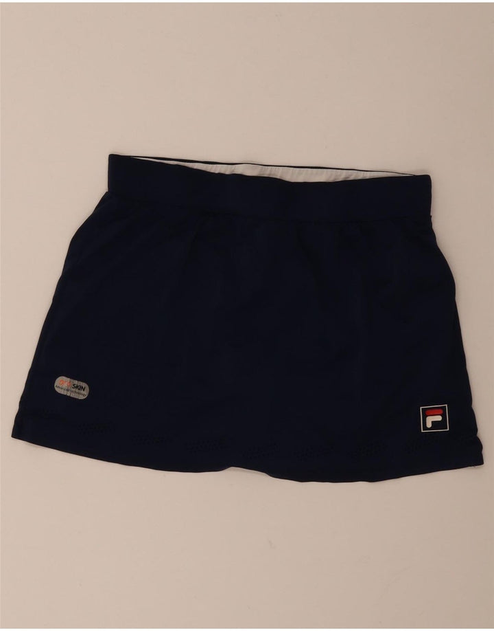 Женская теннисная юбка Fila UK 10, маленькая, темно-синяя, полиэстер