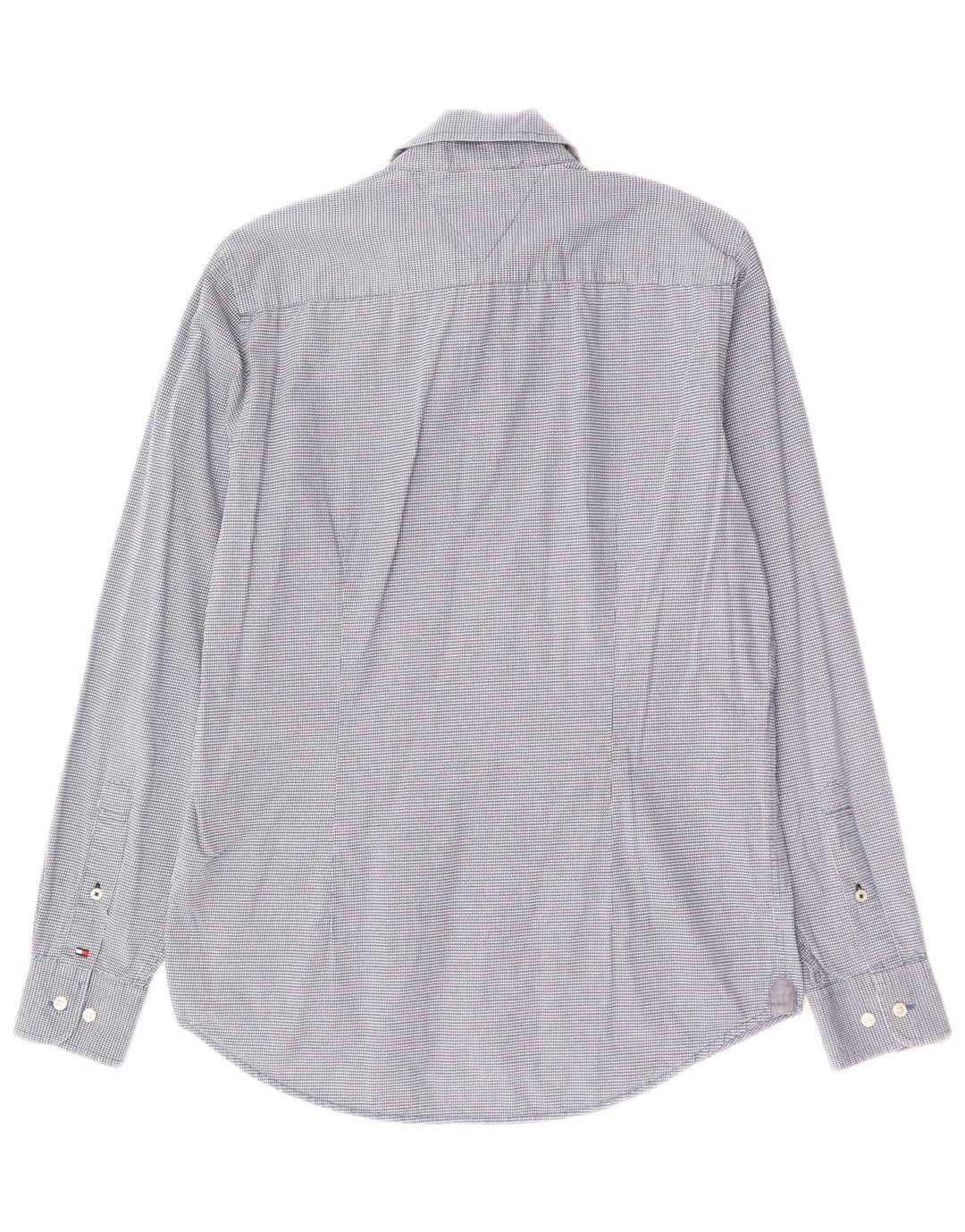 TOMMY BAHAMA Мужская рубашка приталенного кроя, хлопковая клетка среднего синего цвета