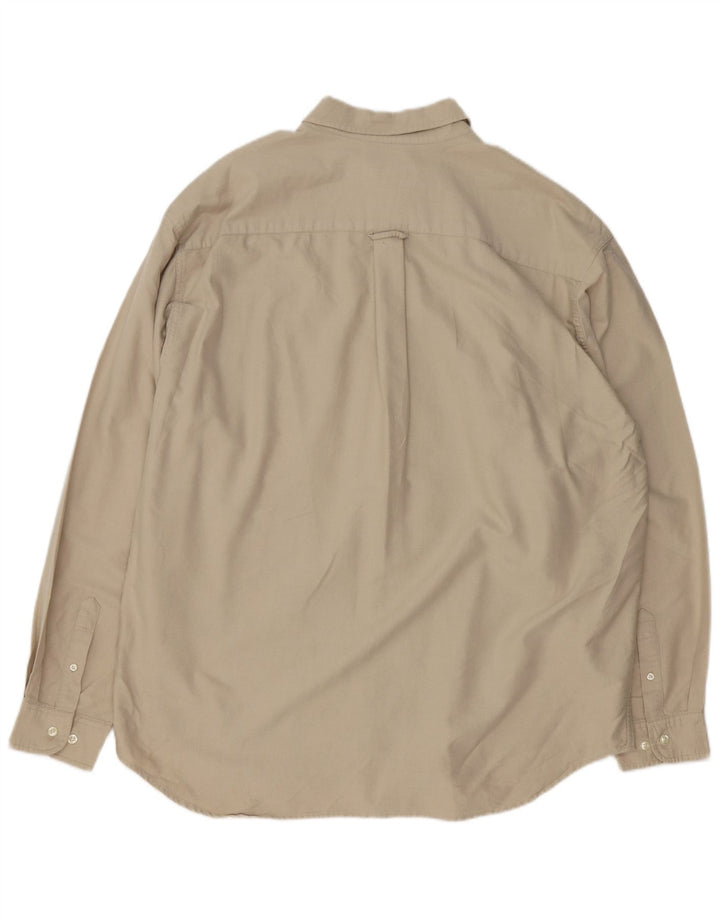 Мужская рубашка EDDIE BAUER XL, бежевый хлопок