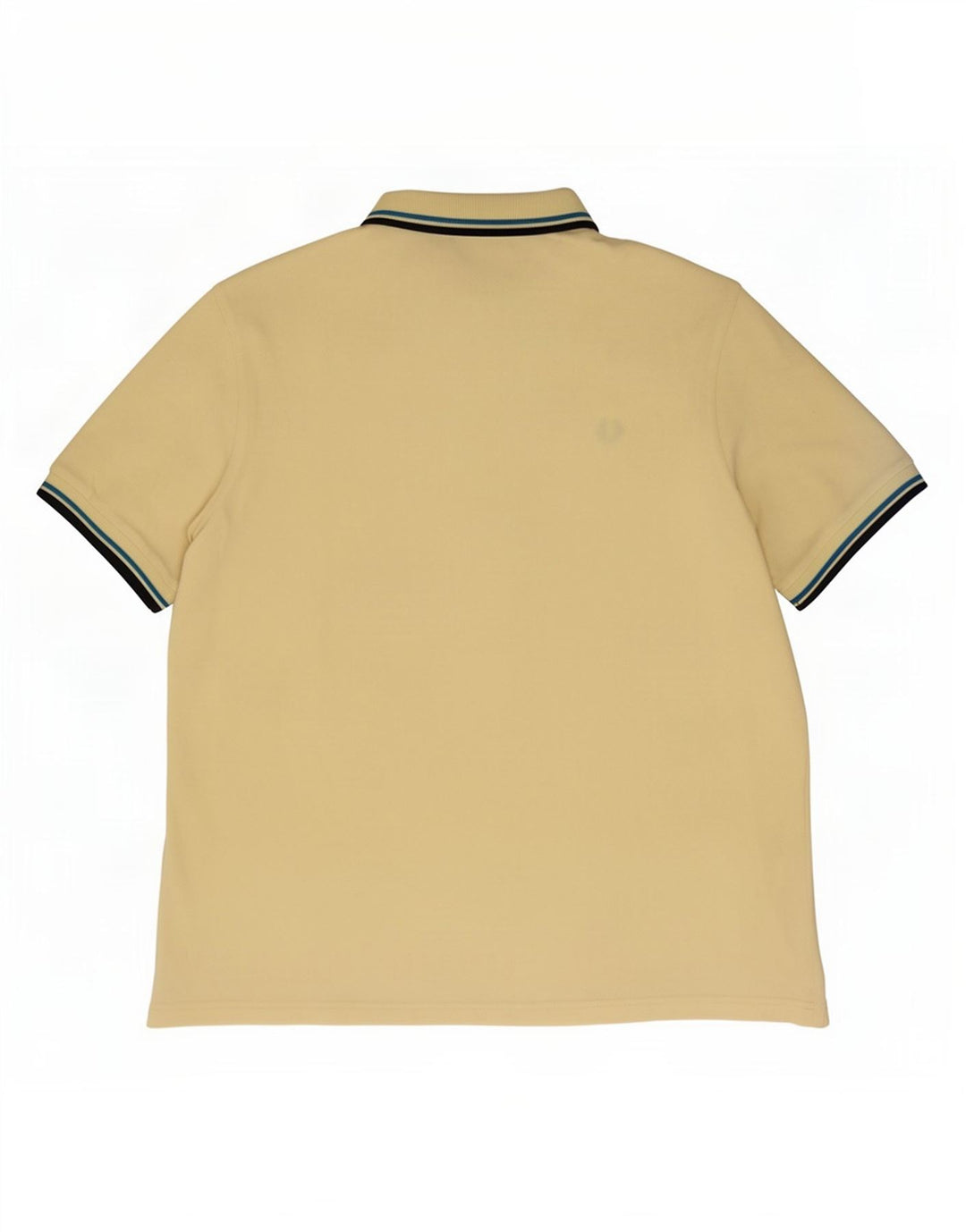 Мужская рубашка-поло Fred Perry XL, хлопковая желтая полоска