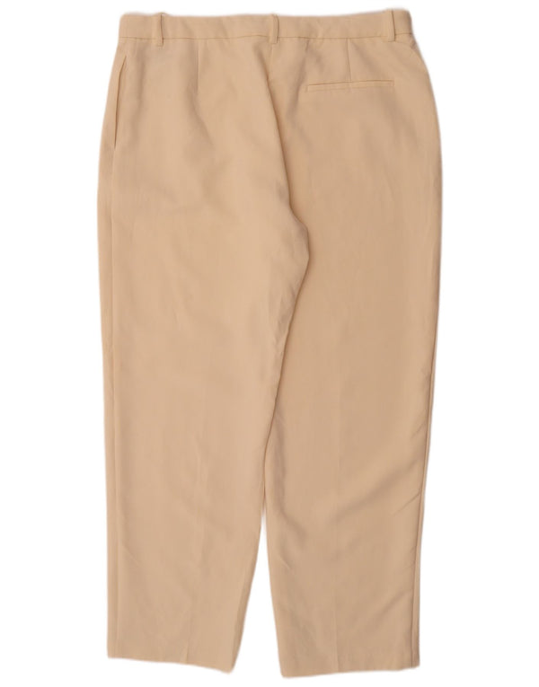 Женские зауженные брюки-чиносы Marks & Spencer UK 18 XL W36 L30 Бежевые