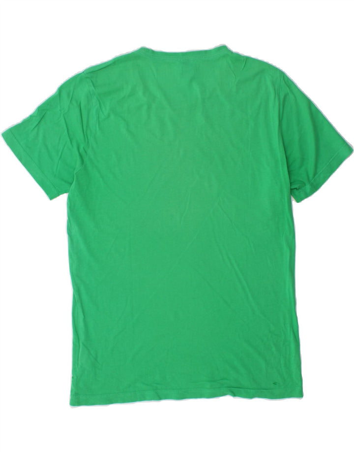 PUMA Mens Graphic T-Shirt Top Medium Green Cotton Vintage Puma and Second-Hand Puma from Messina Hembry 