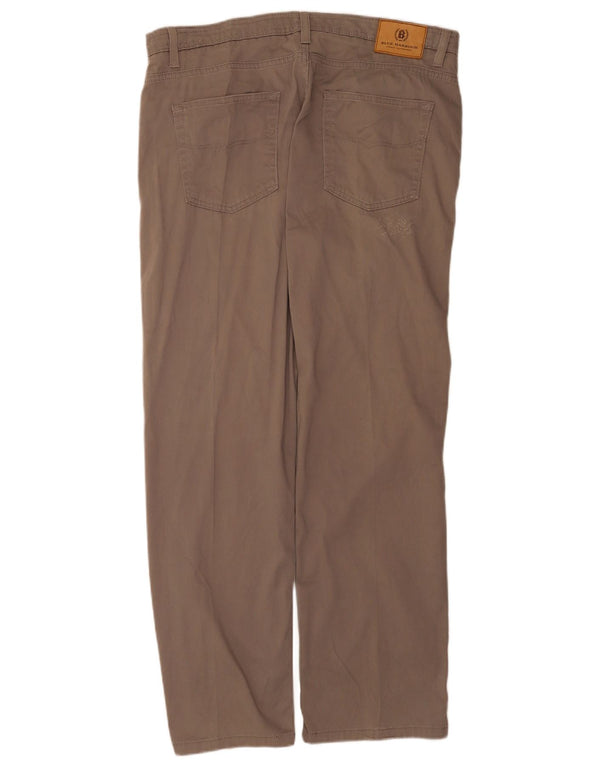 Мужские прямые повседневные брюки Marks & Spencer Blue Harbour W36 L31 серые