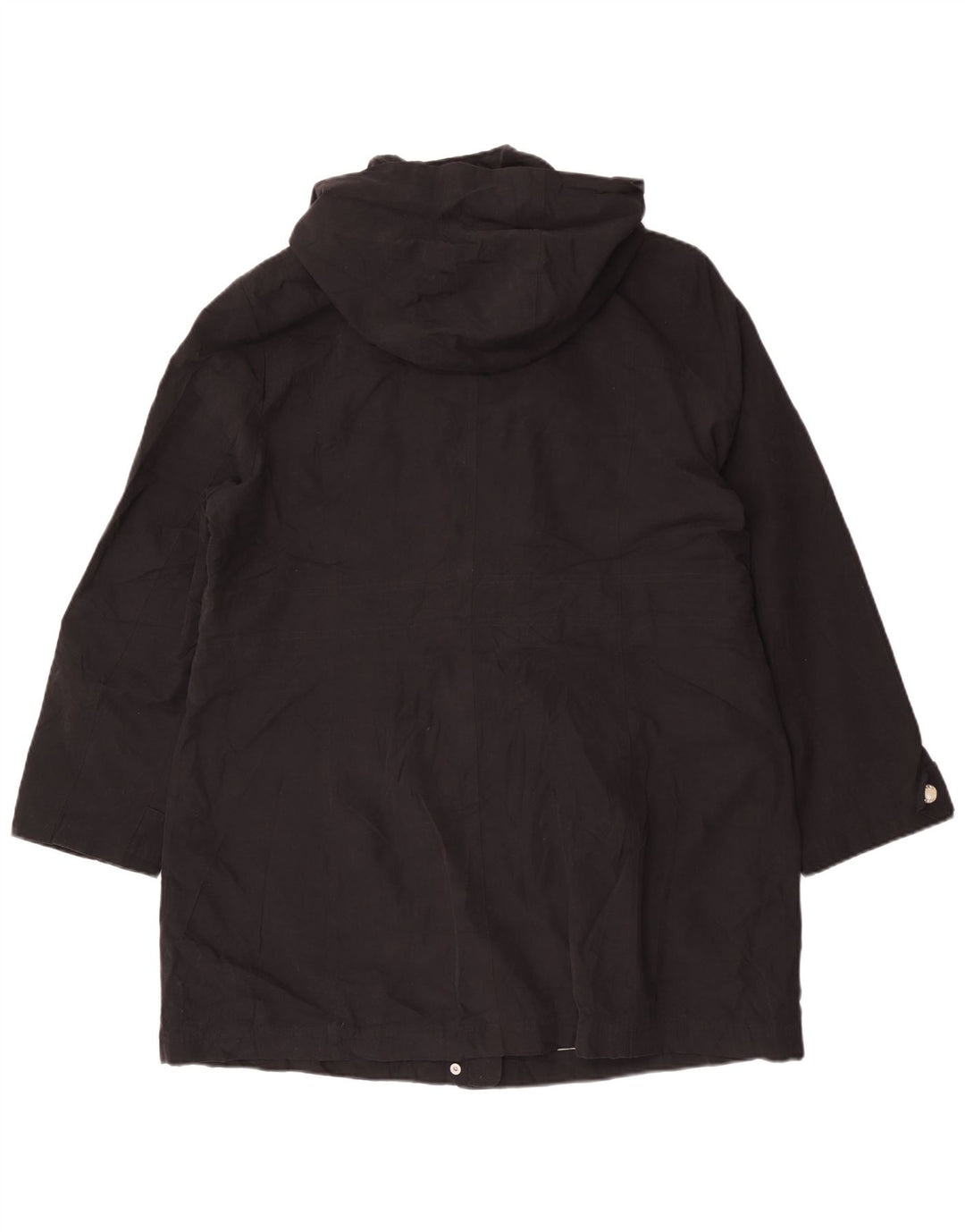 Женский плащ с капюшоном Dkny UK 18 XL, черный полиэстер