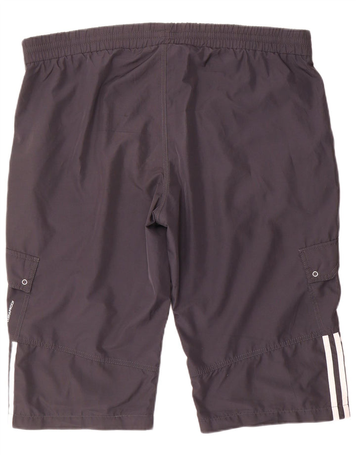 Женские спортивные шорты Adidas UK 22 2XL Серый полиэстер