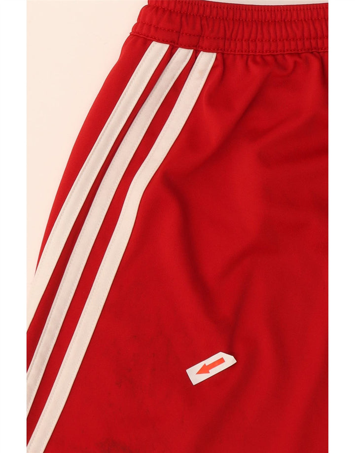 Мужские спортивные шорты Adidas Climalite, маленькие красные полиэстер с цветными блоками