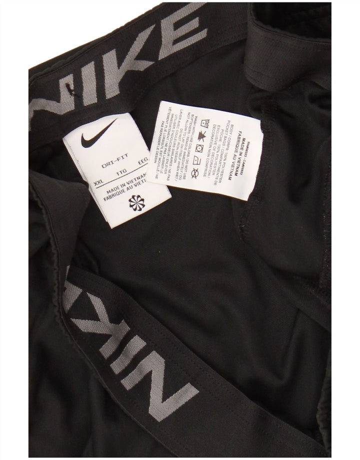 Мужские спортивные шорты Nike Dri Fit с графическим рисунком 2XL, черный полиэстер