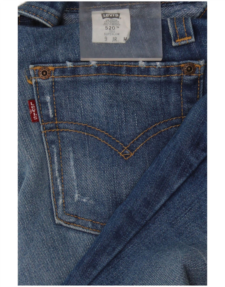 Женские джинсы LEVI'S 520 Super Low Bootcut Medium W30 L33 Синие, хлопок