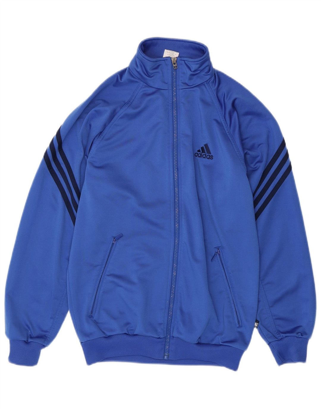 Спортивный костюм ADIDAS для мальчиков, верхняя куртка 13-14 лет, синий полиэстер