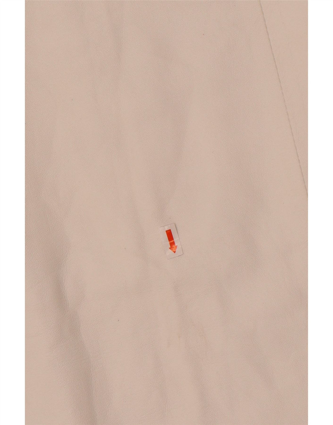 Винтажная женская кожаная юбка IT 48 XL W32 Белая