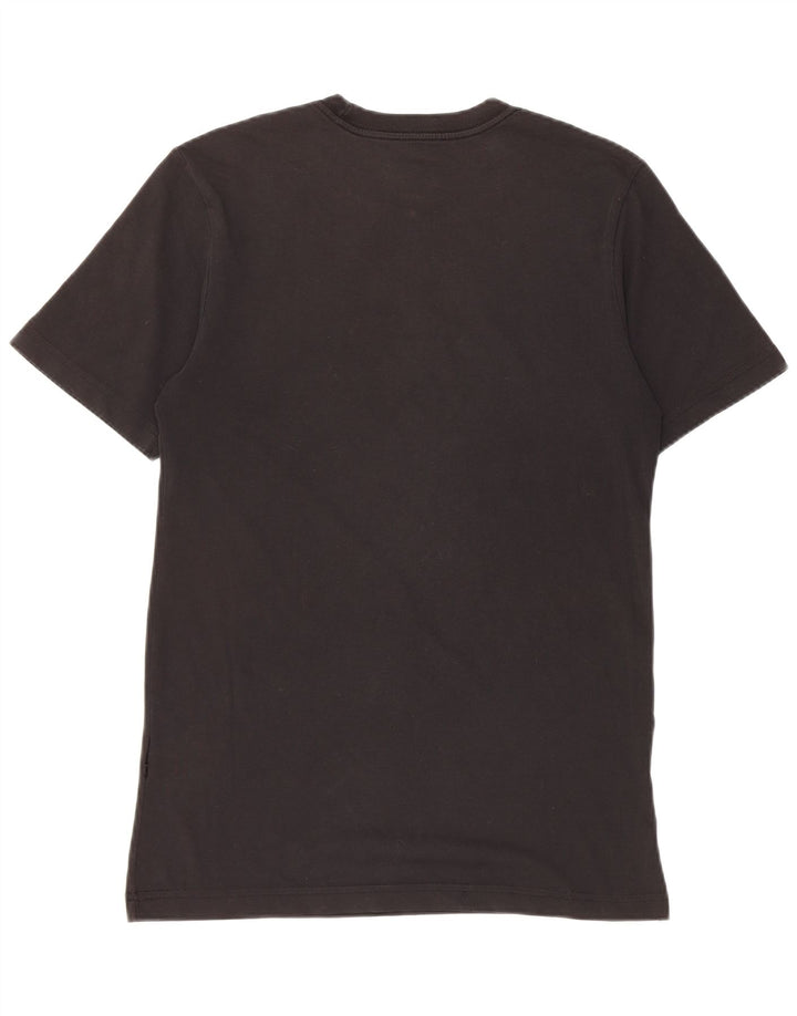 Мужская футболка с графическим рисунком Nike Dri Fit, маленький черный цвет