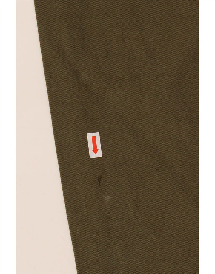 CALVIN KLEIN Женские зауженные укороченные брюки США 12, большие W34 L26, хаки