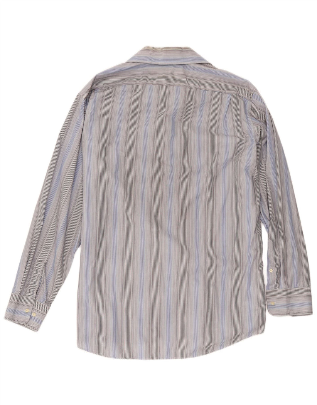 Мужская рубашка Lacoste, размер 44 XL, хлопковая синяя полоска