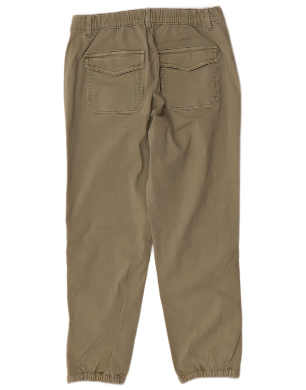 Женские укороченные брюки для бега Marks & Spencer UK 14, большие W32 L25, хаки