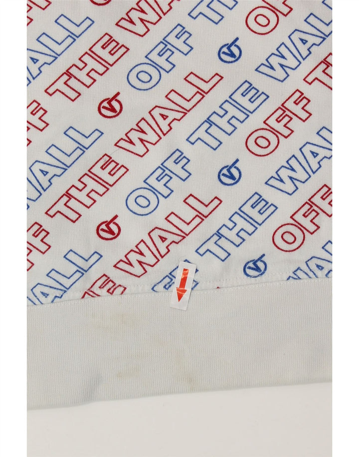 Мужской джемпер с капюшоном Vans XS, белый хлопок