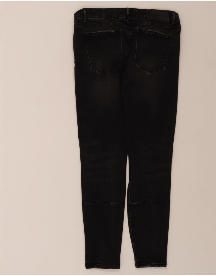 ZARA Womens Distressed Slim Jeans EU 42 Large W30 L27 Grey Cotton Vintage Zara and Second-Hand Zara from Messina Hembry 