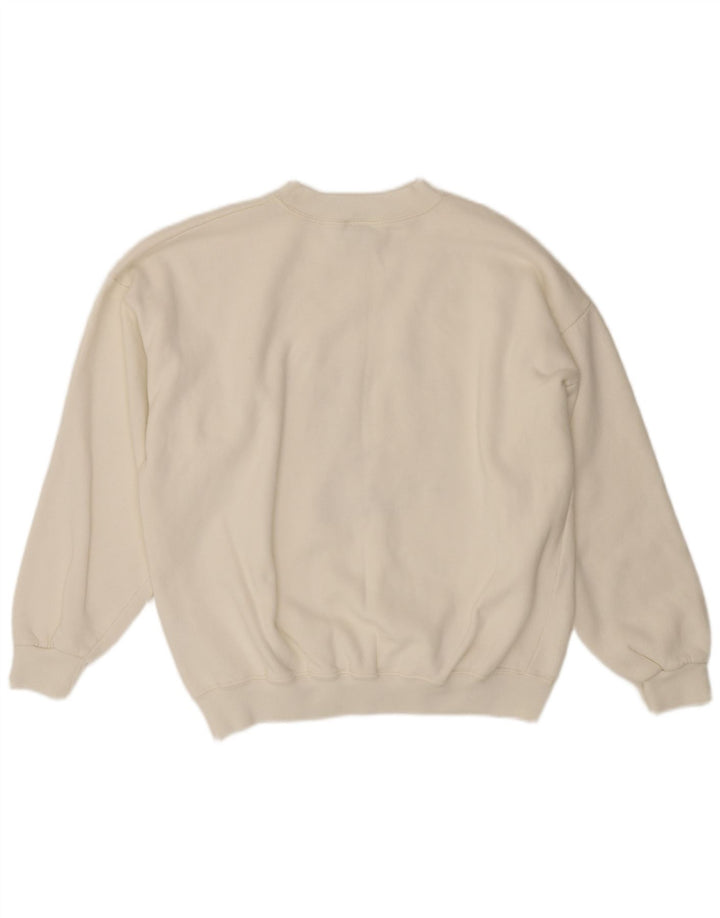 Женский джемпер с круглым вырезом ACORN UK 16, большой белый акрил