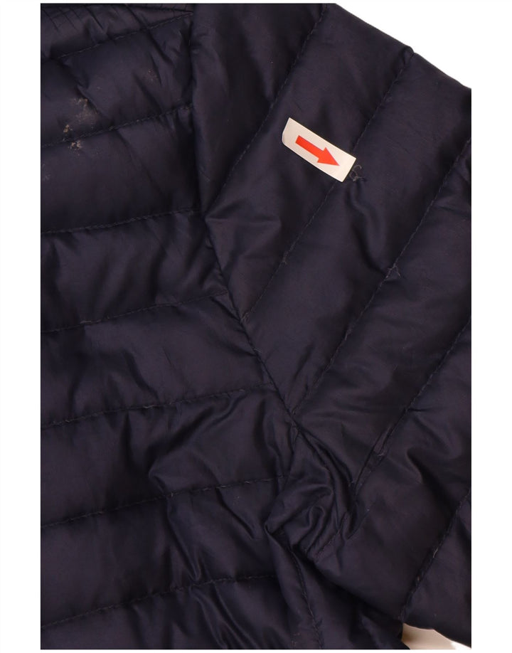 Женская утепленная куртка с капюшоном Superdry UK 14, средний темно-синий, полиэстер